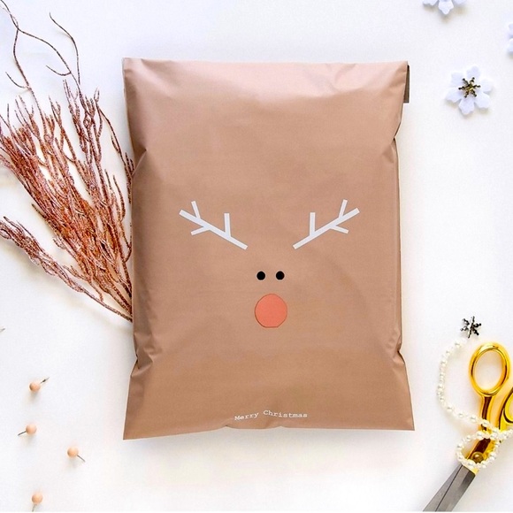 Other - Christmas Rudolph Poly Mailers 10x13 Pack of 25 🎄 PRICE IS FIRM